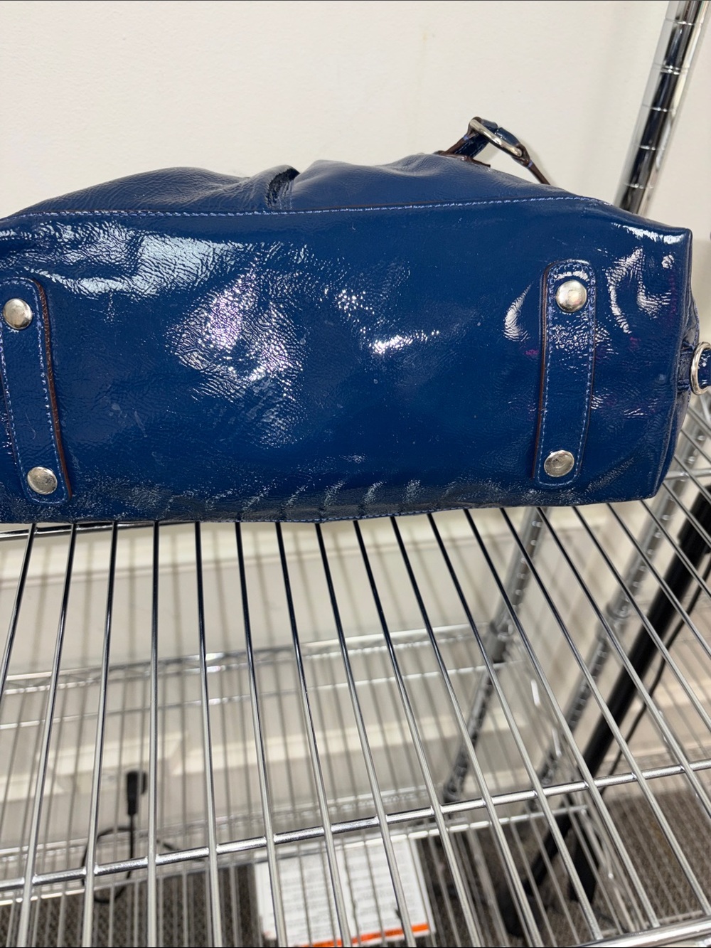 COACH ASHLEY PATENT LEATHER SATCHEL HANDBAG TOTE PURSE  2-WAY - Picture 3 of 7